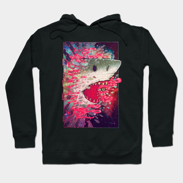 SHARK FROM OUTER SPACE Hoodie by Villainmazk